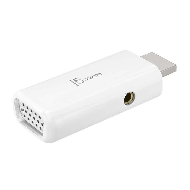 JDA203 HDMI to VGA Video Adapter Converter with Audio