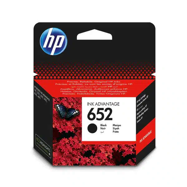HP F6V25AE 652 Black Ink