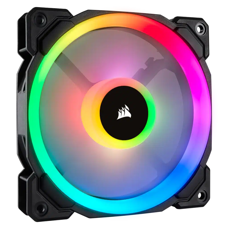 Corsair LL120 RGB 120mm Dual Light Loop RGB LED PWM Fan  Single Pack