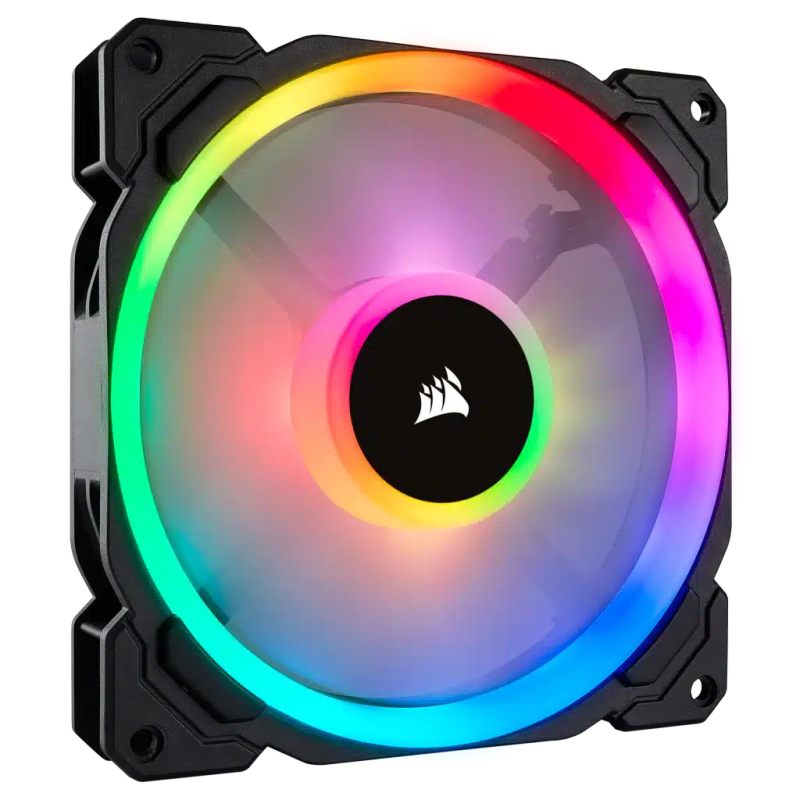 Corsair LL140 RGB 140mm Dual Light Loop RGB LED PWM Fan  Single Pack