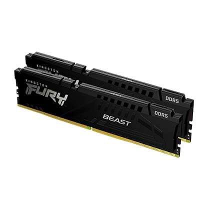 Kingston Fury Beast 16GB DDR5-5600 (16GB x 2) Kit - CL36- 1.25V