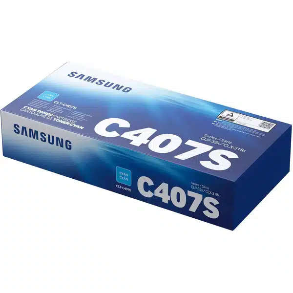 Samsung CLT-C407S Cyan Toner Cartridge