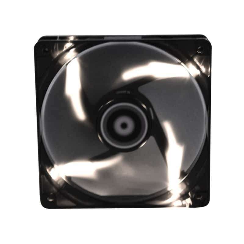 BitFenix Spectre LED Transparent with White LED Fan - 140 x 140 x 25 mm