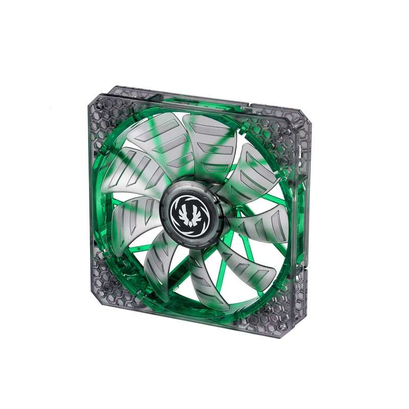 BitFenix Spectre Pro LED Transparent with Green LED 140mm Fan