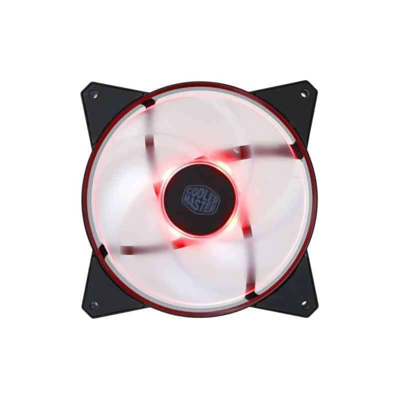 Cooler Master Silencio 140mm Chassis Cooling Fan - Red LED