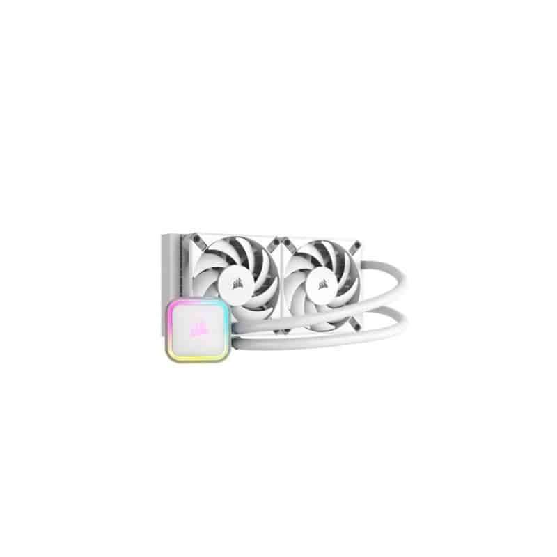 Corsair iCUE H100i RGB Elite Liquid CPU Cooler - White