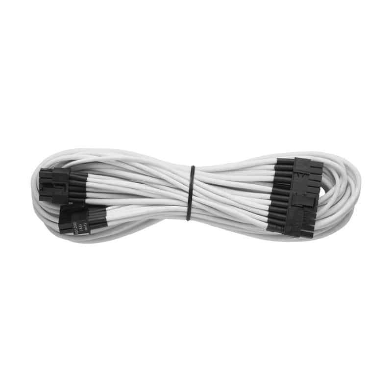 Corsair - Individually Sleeved 24pin ATX Cable Type 4 (Generation 2) for RMX series - White