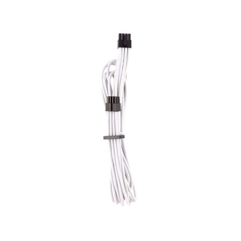 Corsair - Premium Individually Sleeved EPS12V/ATX12V Cables Type 4 Gen 4 - White