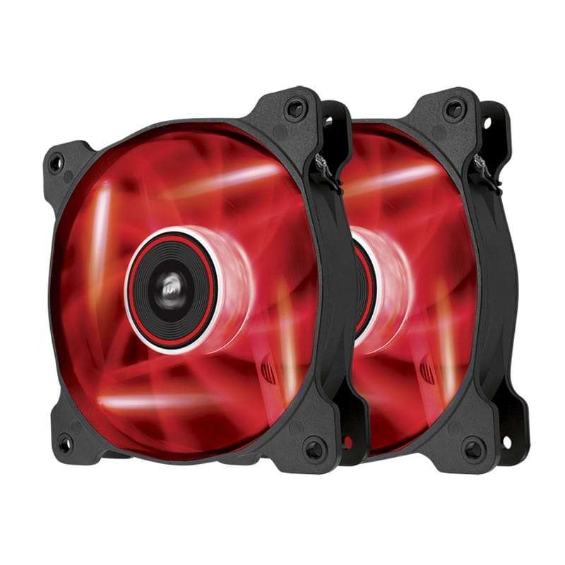 Corsair SP120 LED - Red - x2 - Twin Pack - 120x120x25mm