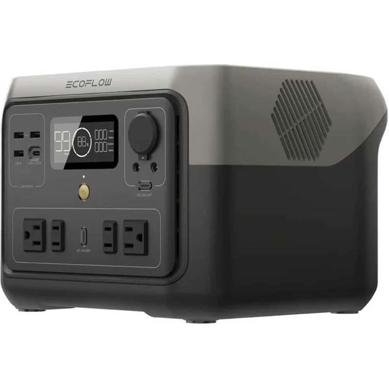 Ecoflow River 2 Max Portable Power Station 512Wh Battery 500W Output 220W Solar Charger - SA Socket