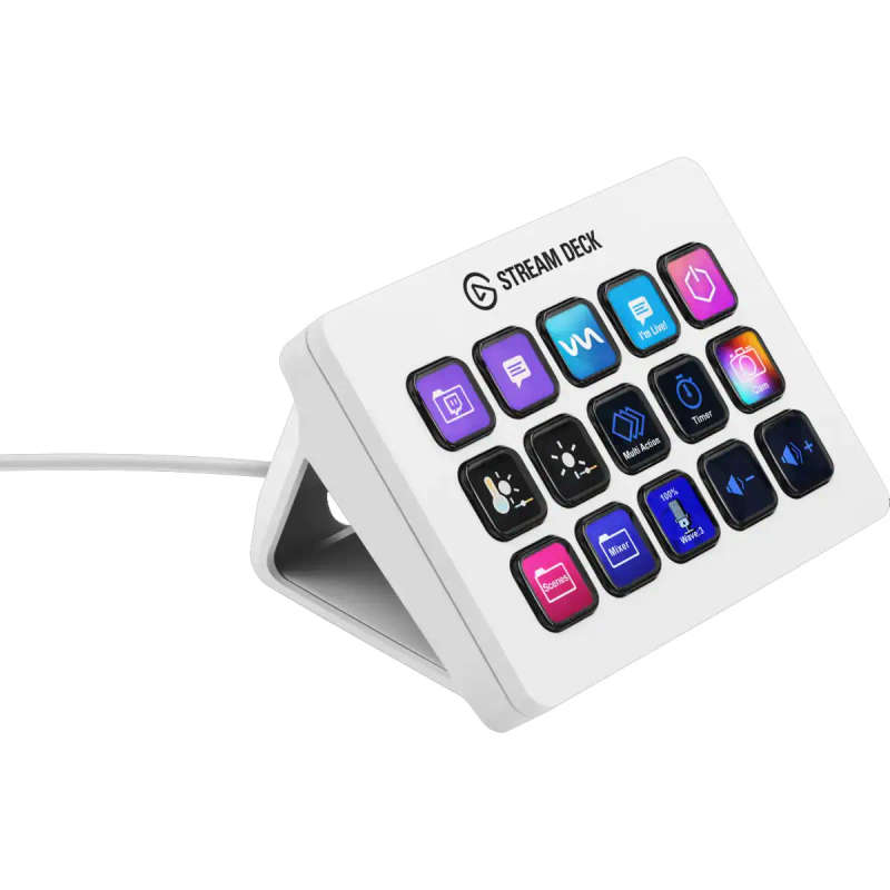 Elgato Stream Deck MK.2 - Tactile Control Interface; 15 Customizable LCD Keys