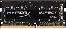 HyperX Impact SODIMM - 8GB Module - DDR4 3200MT/s CL20 SODIMM
