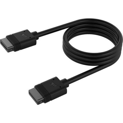 Corsair iCUE Link Cable; 1x 600mm with Straight connectors; Black