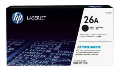 HP To-H26A CF226A No.26A Black Toner, 3100 Pages