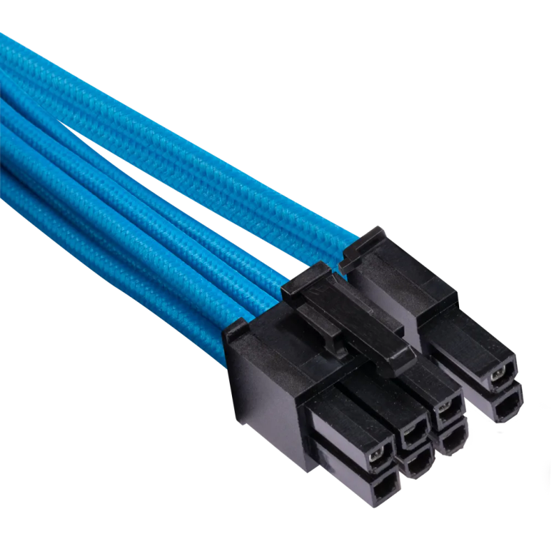 Corsair Premium Individually Sleeved PCIe Type 4 Gen 4 cables - Blue
