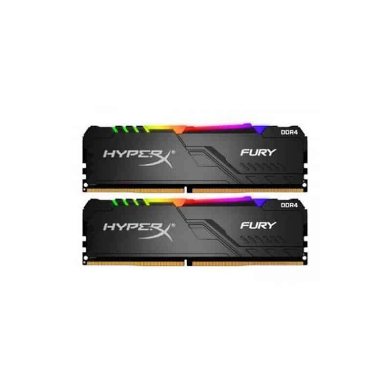 HyperX Fury Memory RGB - 32GB Kit*(2x16GB) - DDR4 3200MT/s XMP CL16 DIMM
