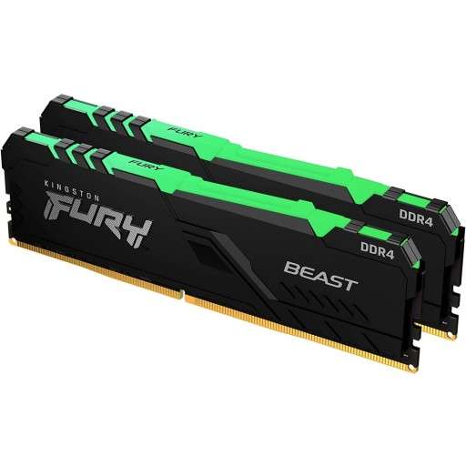 Kingston HyperX FURY Memory RGB - 64GB Kit*(2x32GB) - DDR4 3600MT/s XMP CL18 DIMM