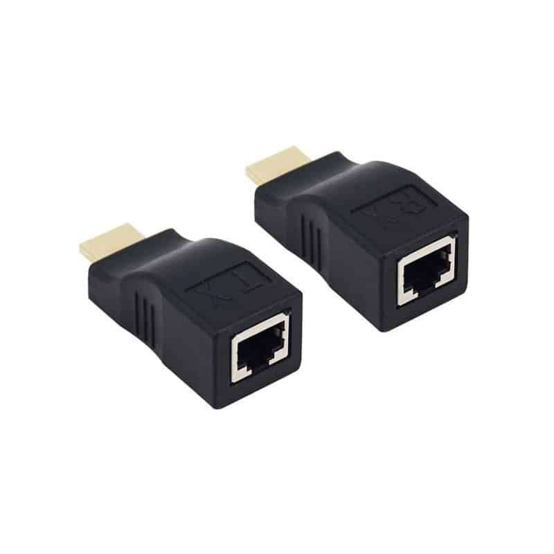 HDMI Extender Over CAT5e/6 Network Ethernet Adapter (4K / 1080P) - Up to 30m