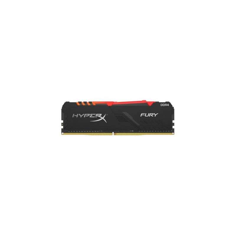 Kingston HyperX FURY Memory RGB - 8GB Module - DDR4 3600MT/s XMP CL17 DIMM