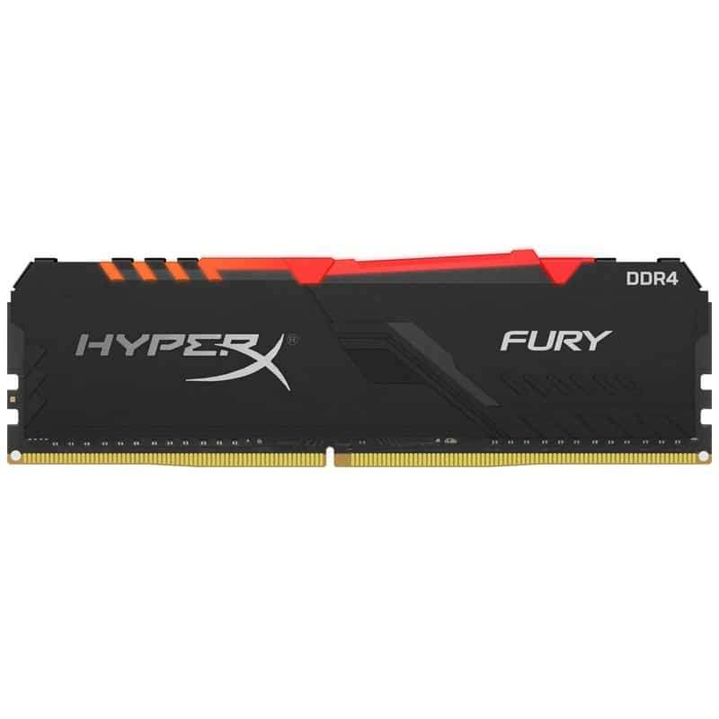 Kingston HyperX FURY Memory RGB - 8GB Module - DDR4 3200MT/s XMP CL16 DIMM