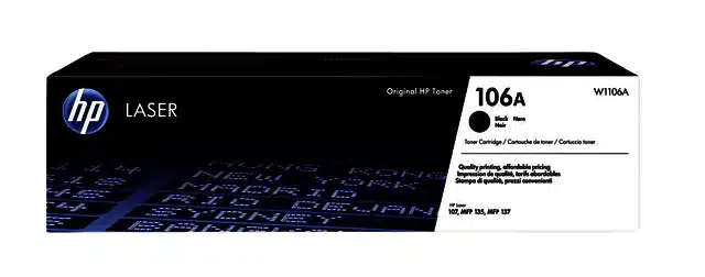 HP 106A (W1106A) Black Original Laser Toner Cartridge