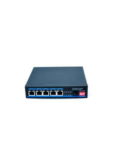 5 Port Gigabit MPPT Solar POE switch (Selectable IEEE802.3af/at/POE++) + 1 SFP port.