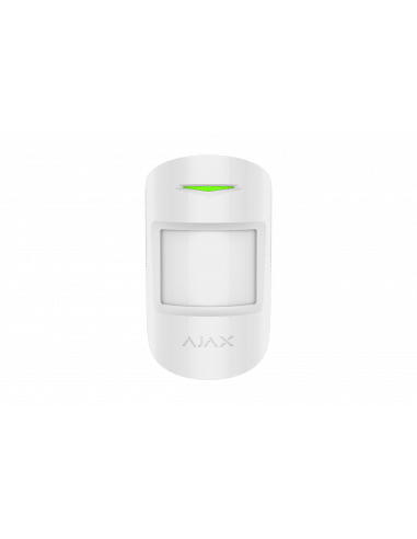 Ajax - CombiProtect - White Wired Combined Motion &amp; Glass Break Detector