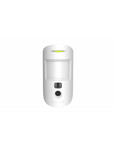 Ajax - Motion Cam Jeweller - White Wireless Indoor Motion Detector with Photo Camera