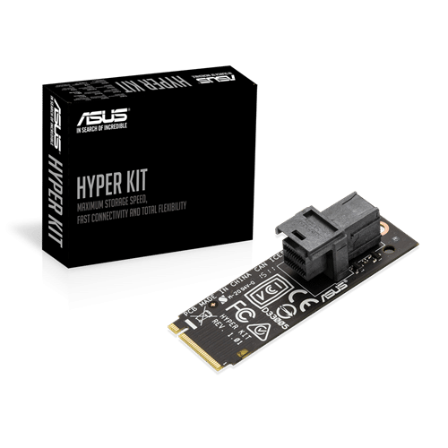 Asus HyperKit M.2 to Mini SAS HD Adapter to Support 2.5-Inch NVMe SSDs