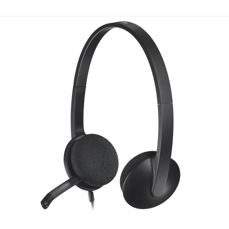 Logitech H340 USB Headset With Noise Cancelling Mic - Black
