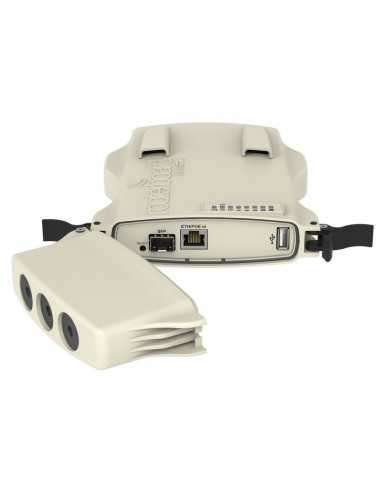 MikroTik NetMetal 5 - 5GHz 2x2 MIMO ODU with 2 RP-SMA connectors and 1 sim slot