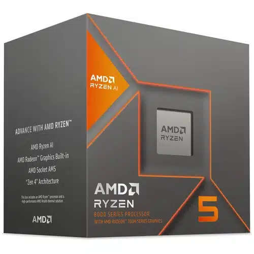 AMD Ryzen 5 8600 G-Series Desktop Processor with Radeon Graphics (5.0GHz; 22MB; 65W; AM5)