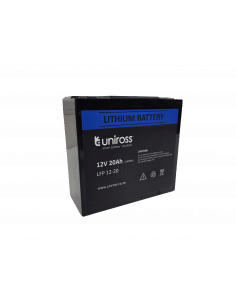 Uniross - 12.8V 20Ah, 256Wh Lithium Phosphate battery
