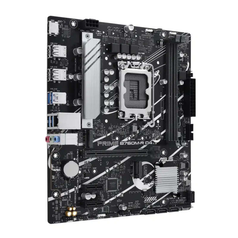 Asus Prime B760M-R D4, Intel, LGA 1700
