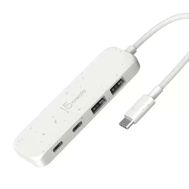 J5create Eco-Friendly USB-C to 4-Port Type-C &amp; Type-A Gen 2 Hub