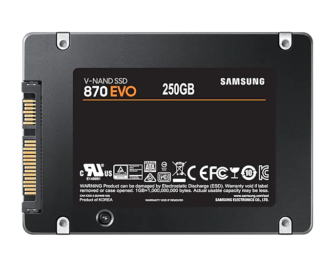 Samsung 870 EVO 250GB SATAIIII 2.5"