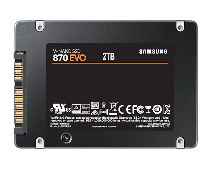 Samsung 870 EVO 2TB SATAIIII 2.5"