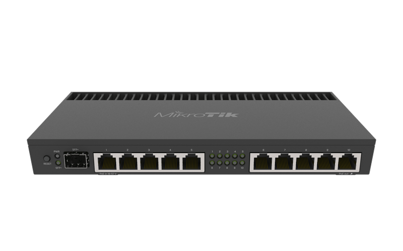 MikroTik RouterBOARD RB4011iGS+, 10x GB LAN, 1x SFP+ port, RouterOS L5, desktop case, rACkmount e...