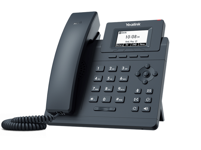Yealink Single Line Entry Level IP Phone, No PoE, excludes PSU
