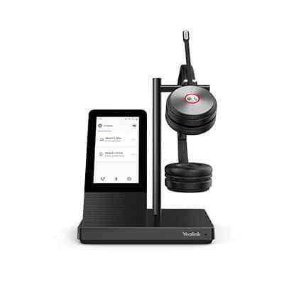 Yealink WH66-Dual DECT Wireless On Ear Stereo Headset With Touch Screen Base Station