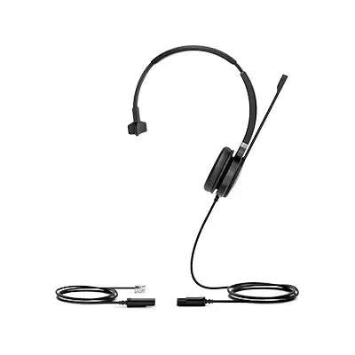Yealink YHS34 Lite Dual Headset With RJ-9 And Foam Ear Cushions