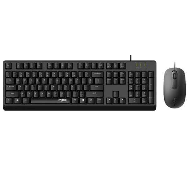 Rapoo X130PRO  Wired Optical Keyboard and Mouse Combo