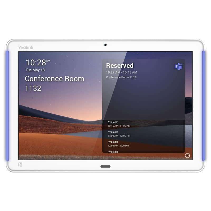 Yealink 10.1" Room Scheduling Panel, MS Teams Certified