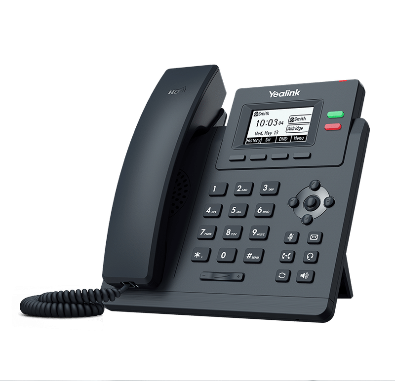 Yealink T31W, Desktop IP Phone with built-in Wi-Fi, 10/100Mb Ethernet, Exclude PSU