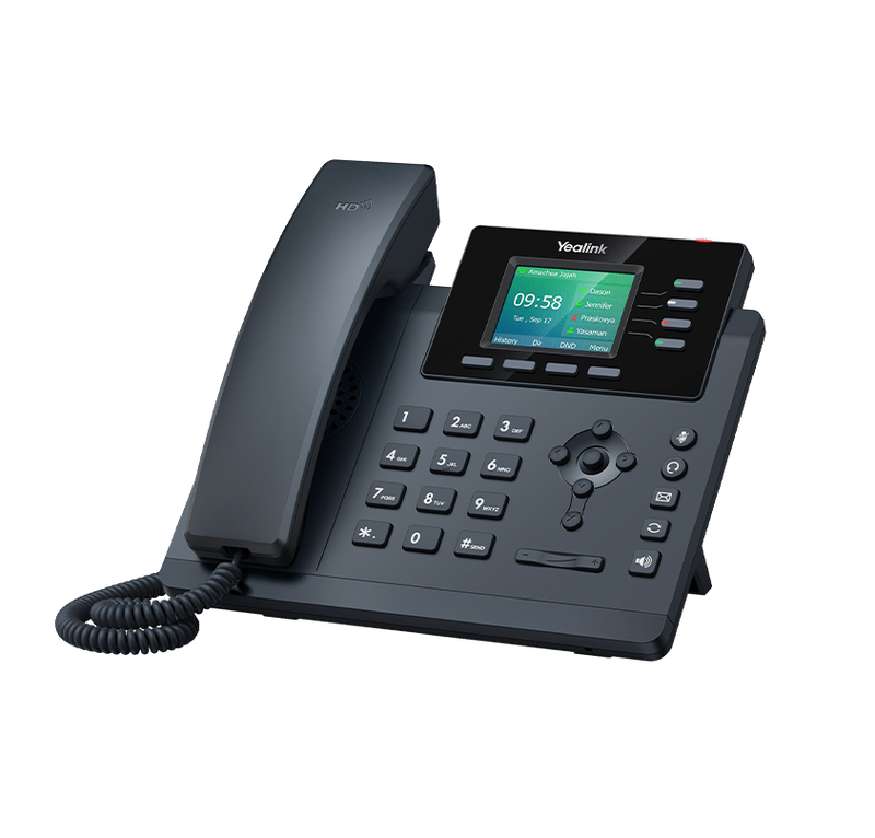 Yealink T34W, Desktop IP Phone with built-in Wi-Fi, Excludes PSU