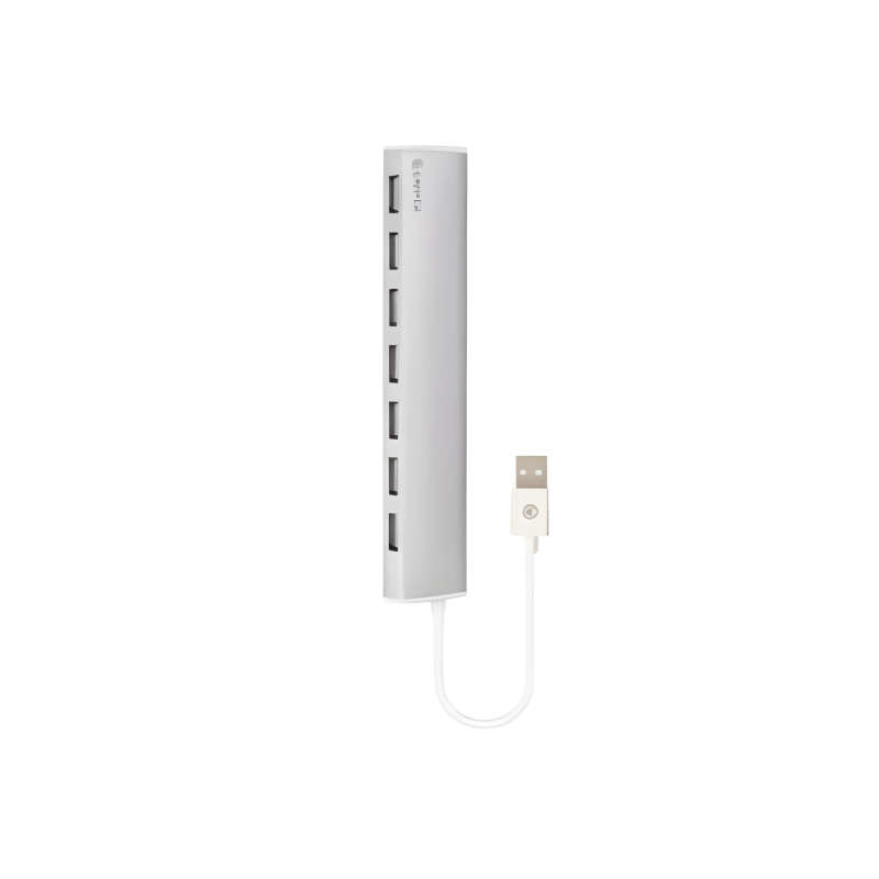 Mecer External 7 Port USB 2.0 Hub with 2.5amp AC adaptor