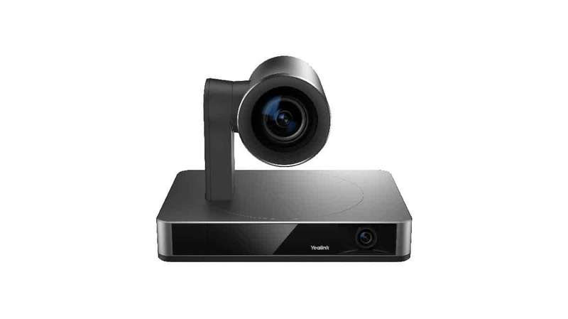 Yealink UVC86 4K Dual-Eye Intelligent Camera (Black), VCR20 Remote, 7M USB2 Cable, 7.5M Cate Cabl...