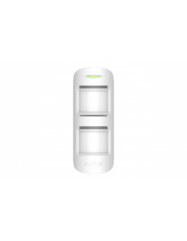 AJAX - MotionProtect - White Wireless Outdoor Motion Detector with Anti-Masking &amp; Pet Immunity