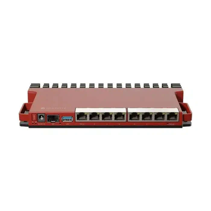 MikroTik L009UiGS with 8 x GB LAN ports, 1 x 2.5 GB SFP port, USB, desktop/1U rackkmount case