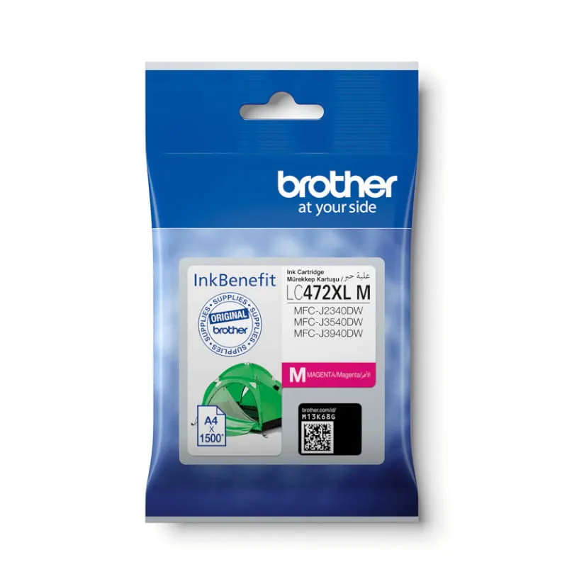 Brother LC472XLM LC472XLM Magenta Ink Cartridge (1500 Pages)